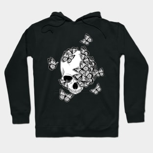 Skull and Butterflies Hoodie